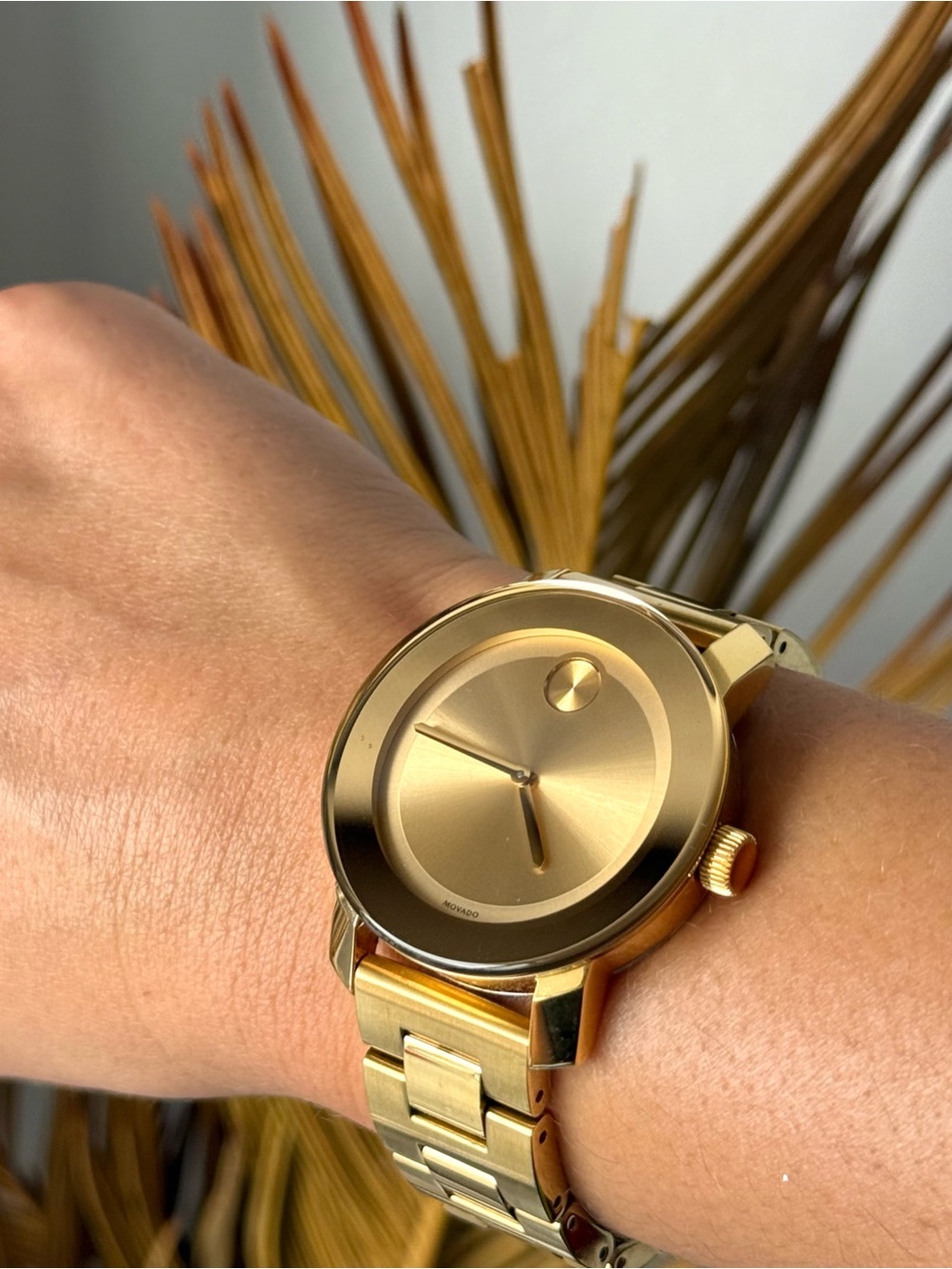 MOVADO BOLD Yellow Gold Unisex 36mm Watch MB.01.3.34.6038